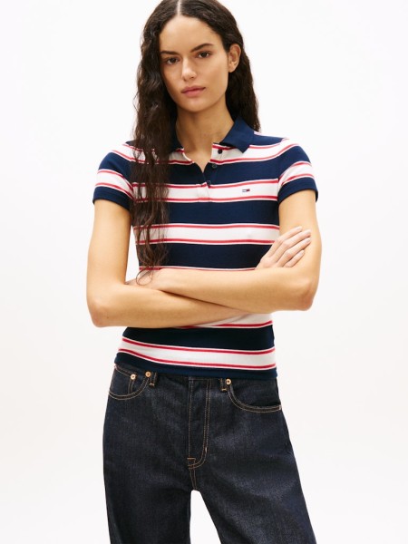 TJW SLIM RIB SS POLO