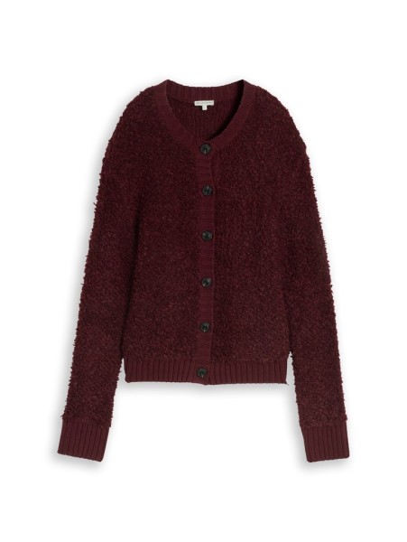Loose Fit Bouclé Cardigan