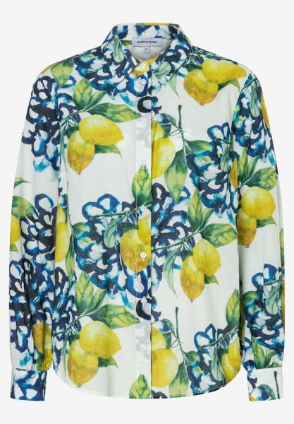 Bluse mit "Zitronen-Print"