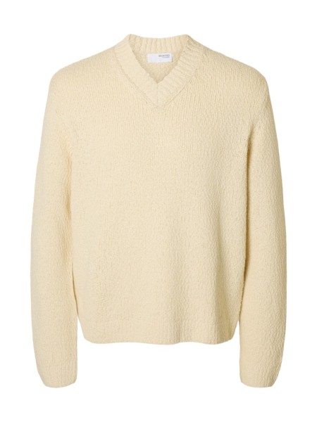 SLHANGUS LS KNIT RELAXED V-NECK