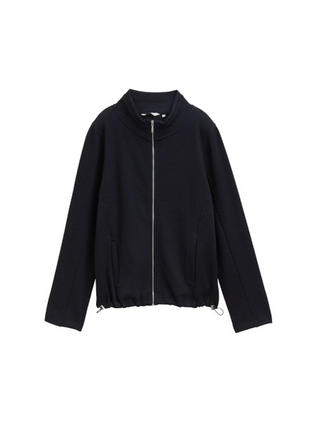 Sweatjacke mit Stehkragen