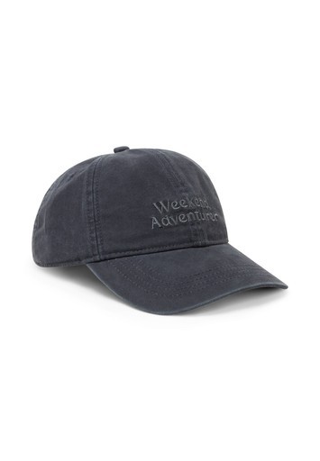 Cap aus Baumwolle mit Schriftzug