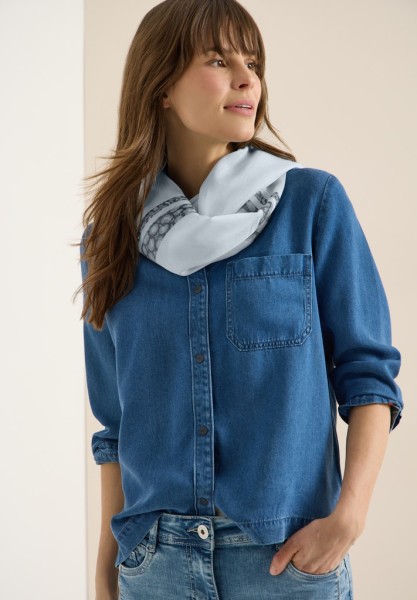 Loop Schal mit Leo-Streifen