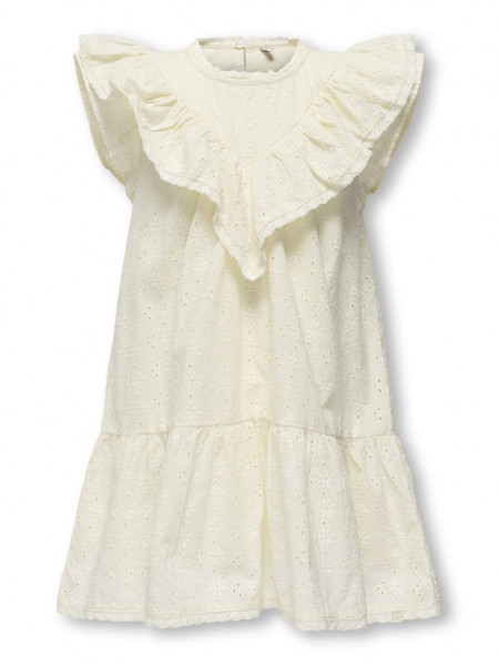 KMGMARGOT LIFE S/L EMBROIDERY DRESS WVN