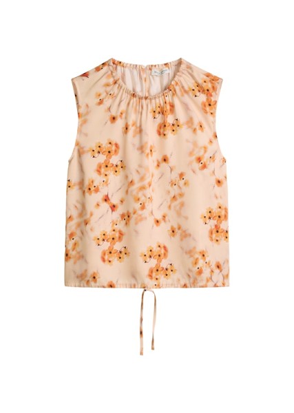 Ärmelloses Print-Bluse regular