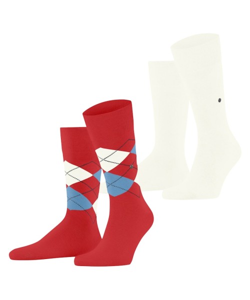 Burlington Everyday Argyle Mix 2-Pack Herren