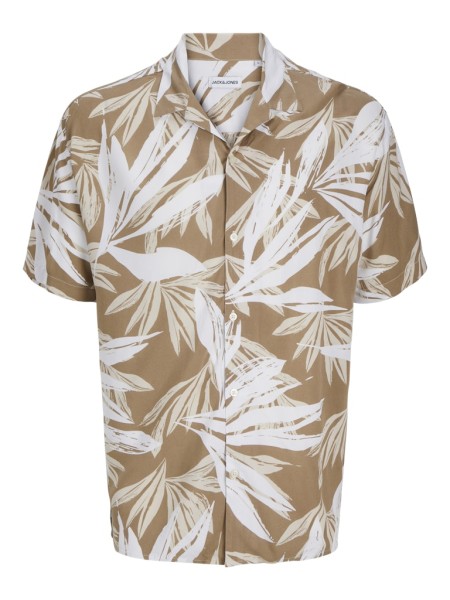 JJEJEFF TROPICAL AOP RESORT SHIRT SN PLS