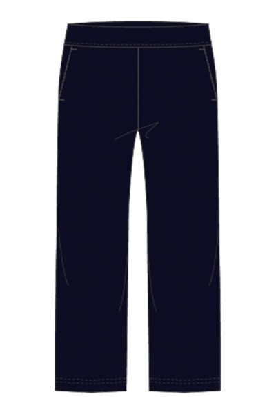 culotte pants with elastic at back waist and french pockets