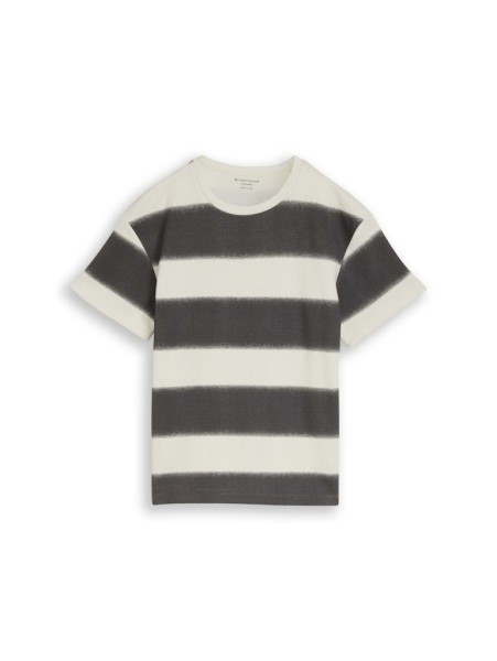 Oversize T-Shirt mit Waffelstruktur