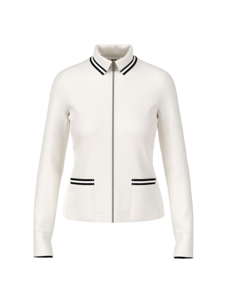 Leichte Jacke aus Baumwoll-Ripp