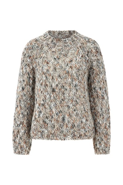 Multicoloured Mock Neck