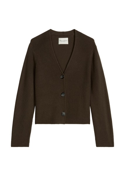 V-Neck-Cardigan relaxed