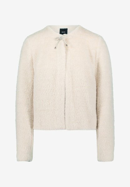 Sweatjacke mit Schleife