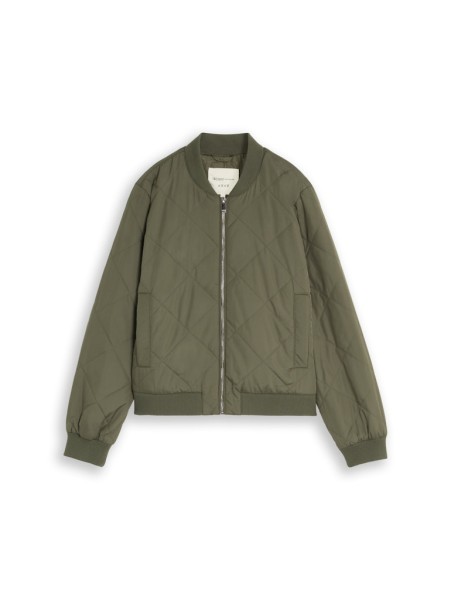 Steppjacke mit Bomberkragen
