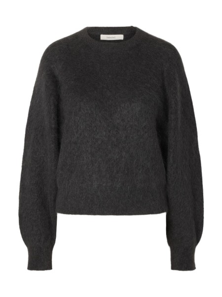 SLWMIRA LS KNIT SHORT O-NECK NOOS