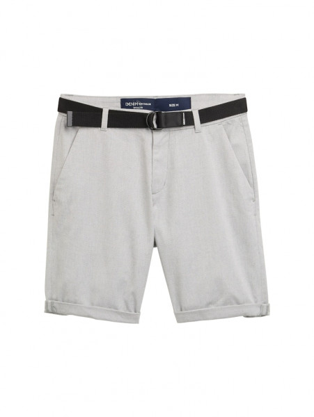 Regular Fit Chino Shorts mit Gürtel