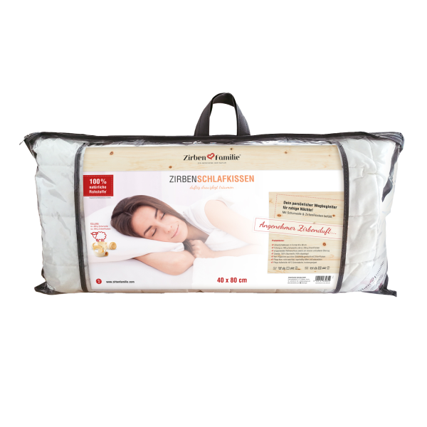 ZIRBENFAMILIE ZirbenSchlafkissen 40 x 80