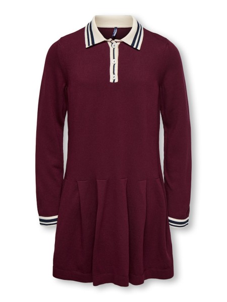 KOGKALANA L/S POLO DRESS KNT