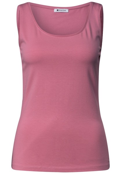 Basic Top mit Rundhals aus Jersey