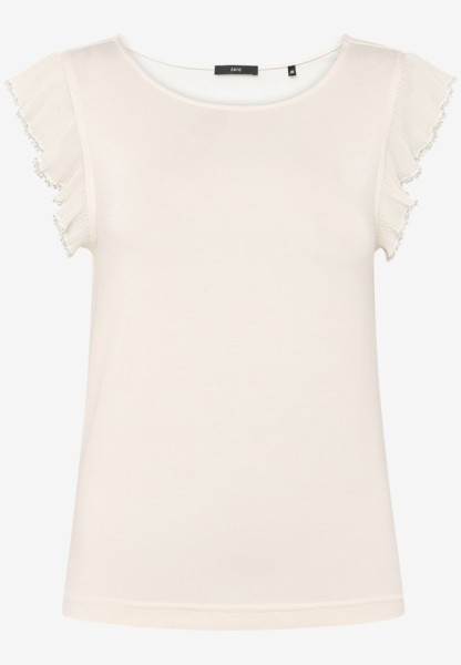 T-Shirt Rüschen mit Perlen