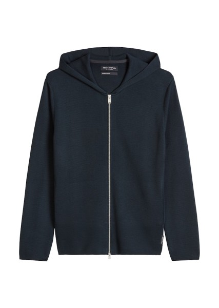 Kapuzen-Strickjacke regular