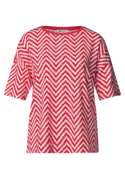 T-Shirt mit Rundhals und All-over-Print