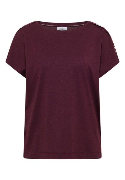 Kurzarm Shirt mit Schnallendetail