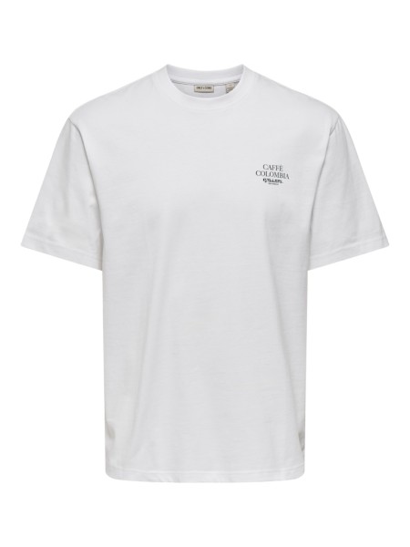 ONSFRED LIFE RLX SS PRINT TEE NOOS