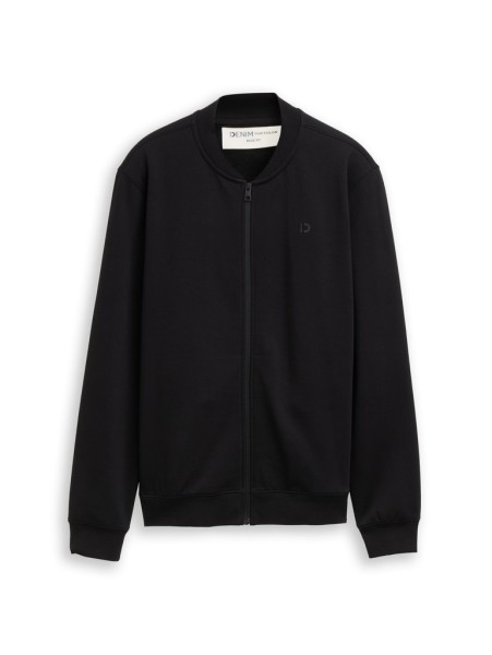Sweatjacke mit Bomberkragen
