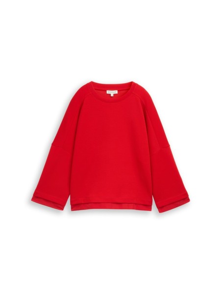 Loose Fit Sweatshirt mit 7/8-Arm