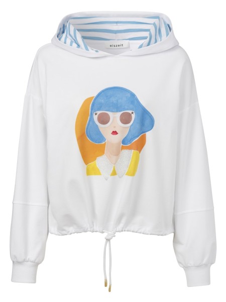 Sweatshirt Kapuze 1/1 Arm Motiv