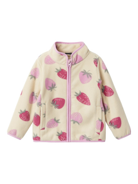 NMFMEEKO FLEECE JACKET BERRY