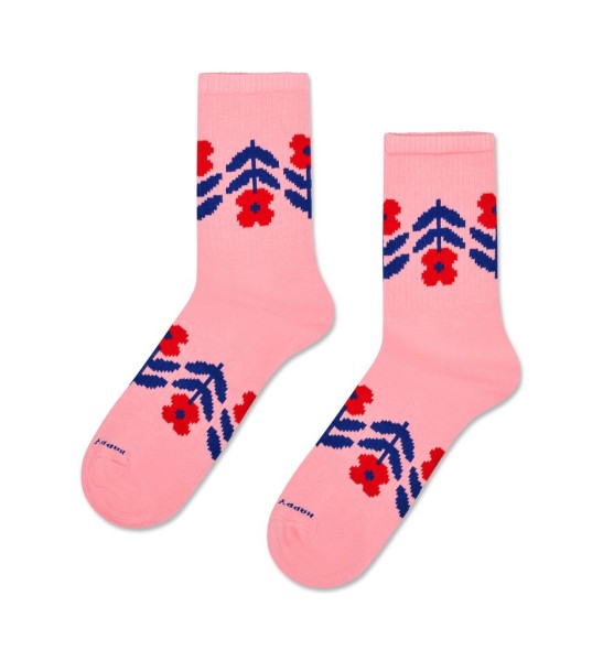 Flower Border Sneaker Sock