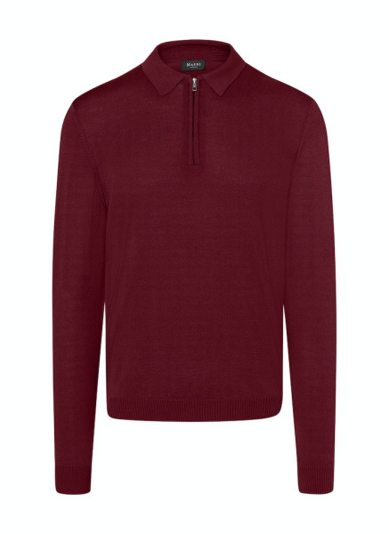 Pullover Polokragen Zip 1/1 Arm