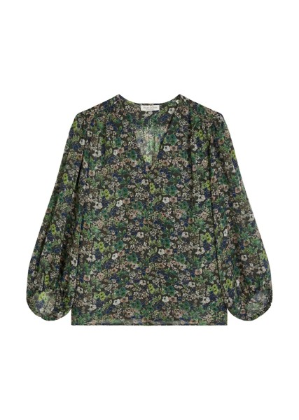 Print-Bluse relaxed