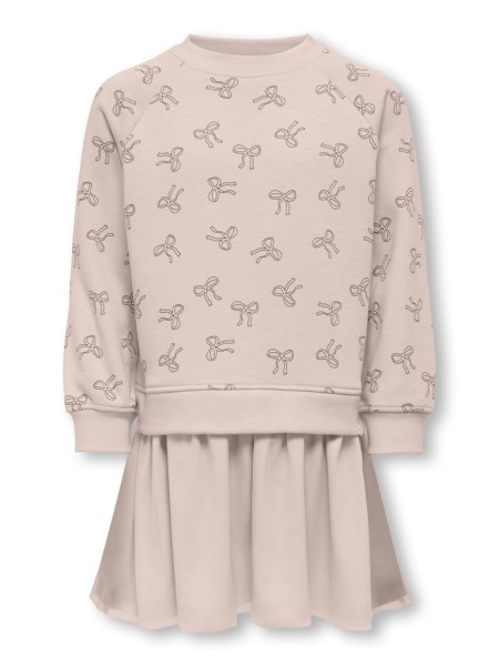 KMGBOWIE LIFE L/S LOOSE DRESS BRU SWT