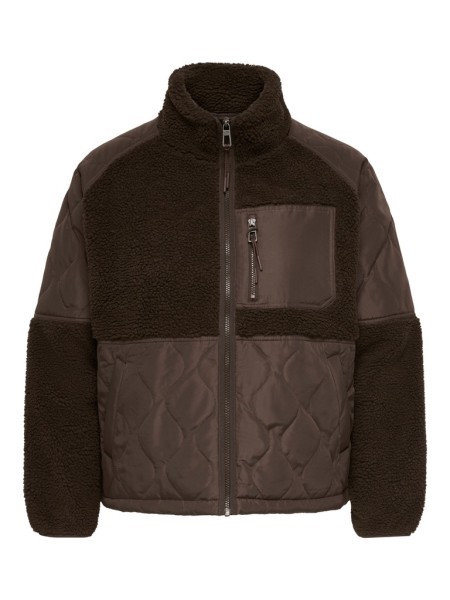 CAROHIO QUILT MIX FLEECE SHORT JACKT OTW