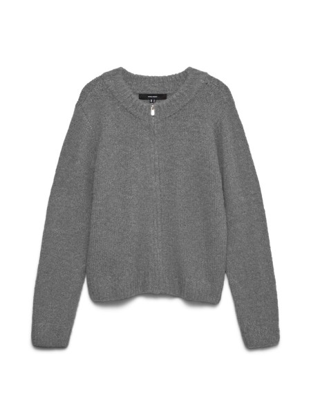 VMBERRY LS O-NECK ZIPPER CARIDGAN NOOS
