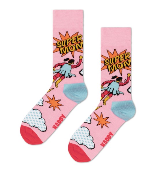 Flying Super Mom Sock
