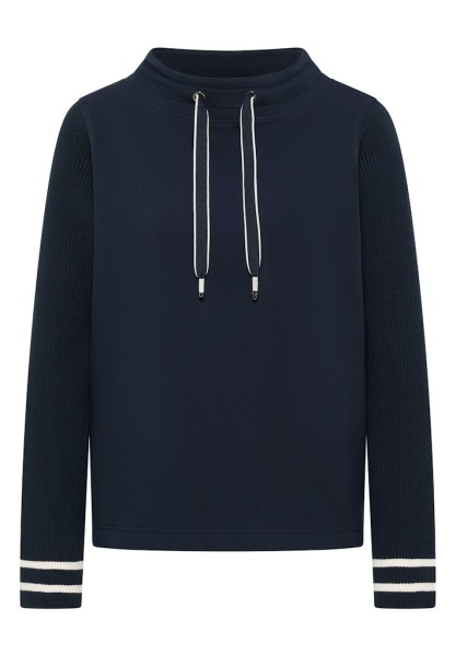 Sweatshirt mit Strickärmeln