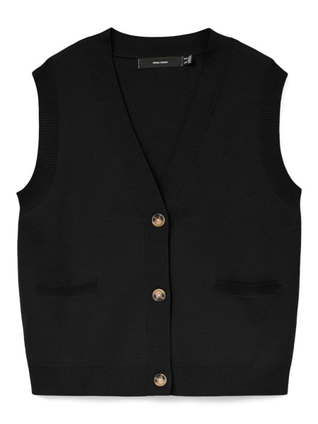 VMSABA SL V-NECK BUTTON VEST