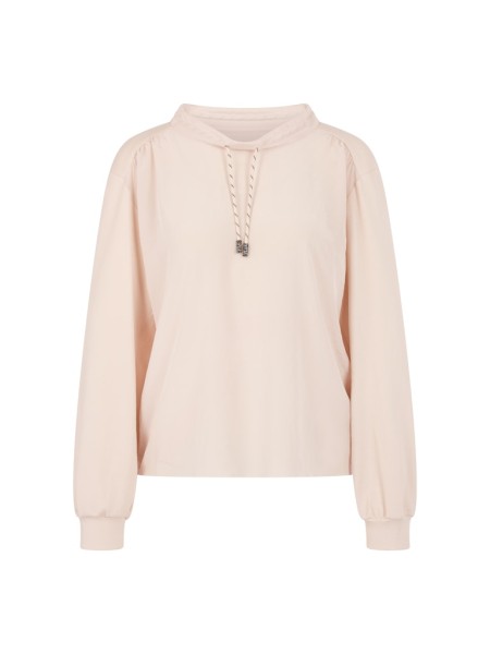 Langarmshirt mit Materialmix