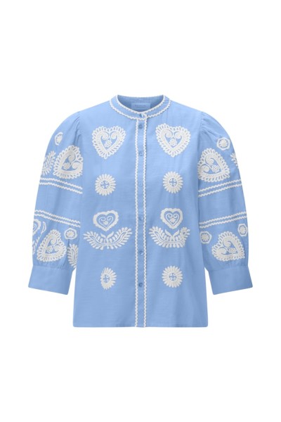 Musselin embroidery blouse