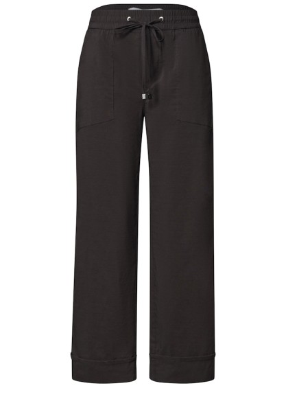 Straight Leg Hose im Casual Fit mit Turn-Up