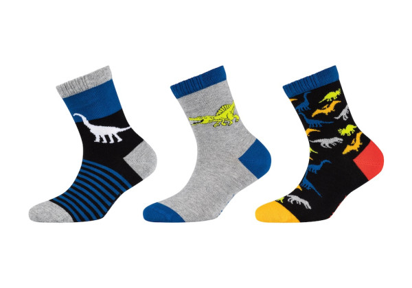 Boys casual patterned cotton Socks 3p