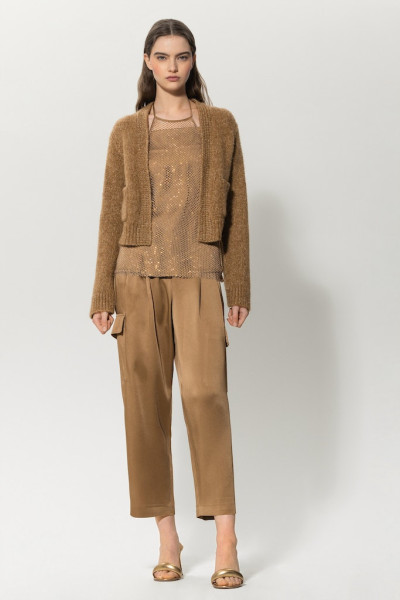 Melierter Cardigan