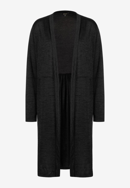 lange Jerseyjacke schwarz Sommer-Kollektion