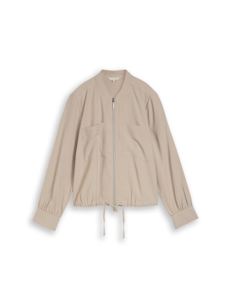 Loose Fit Bomberjacke mit Brusttaschen
