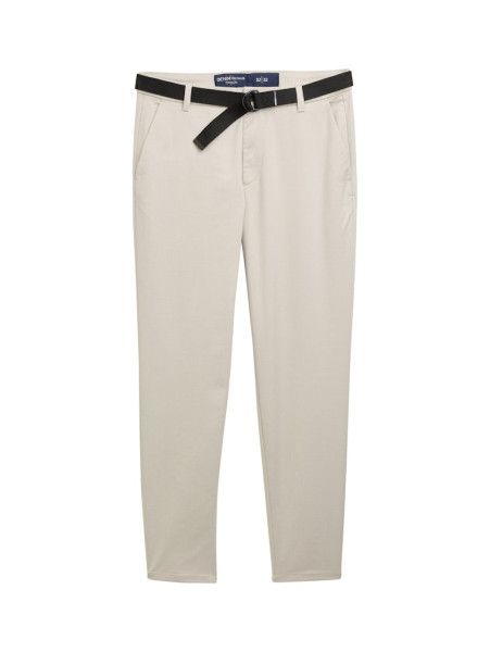 Regular Fit Chino Hose mit Gürtel