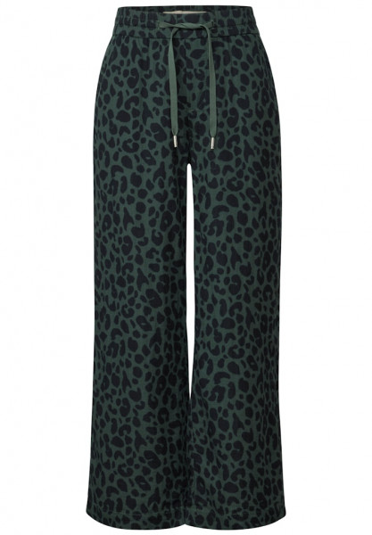 Gemusterte Musselin Hose